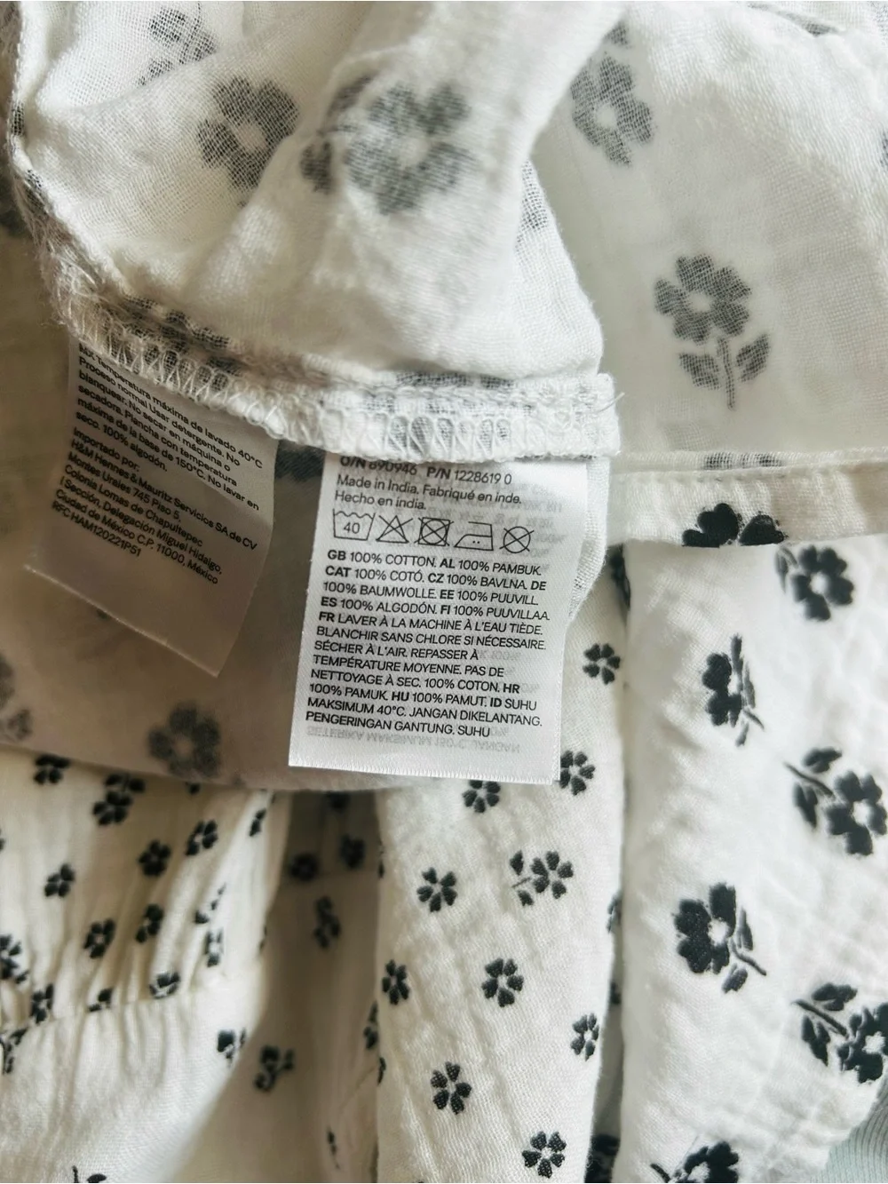 H&M white dress